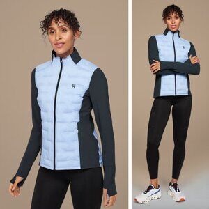 On Running Climate Jacket Blue Black Gym Athletic Workout Athleisure Outdoor